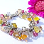 Volle bedel armband met Kangjun Crystal en zoetwaterparels